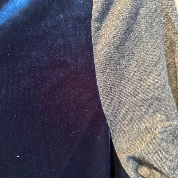 Sundance Dulcet Tones Ruched Tee in Blue and Gray Small - Picture 5 of 6